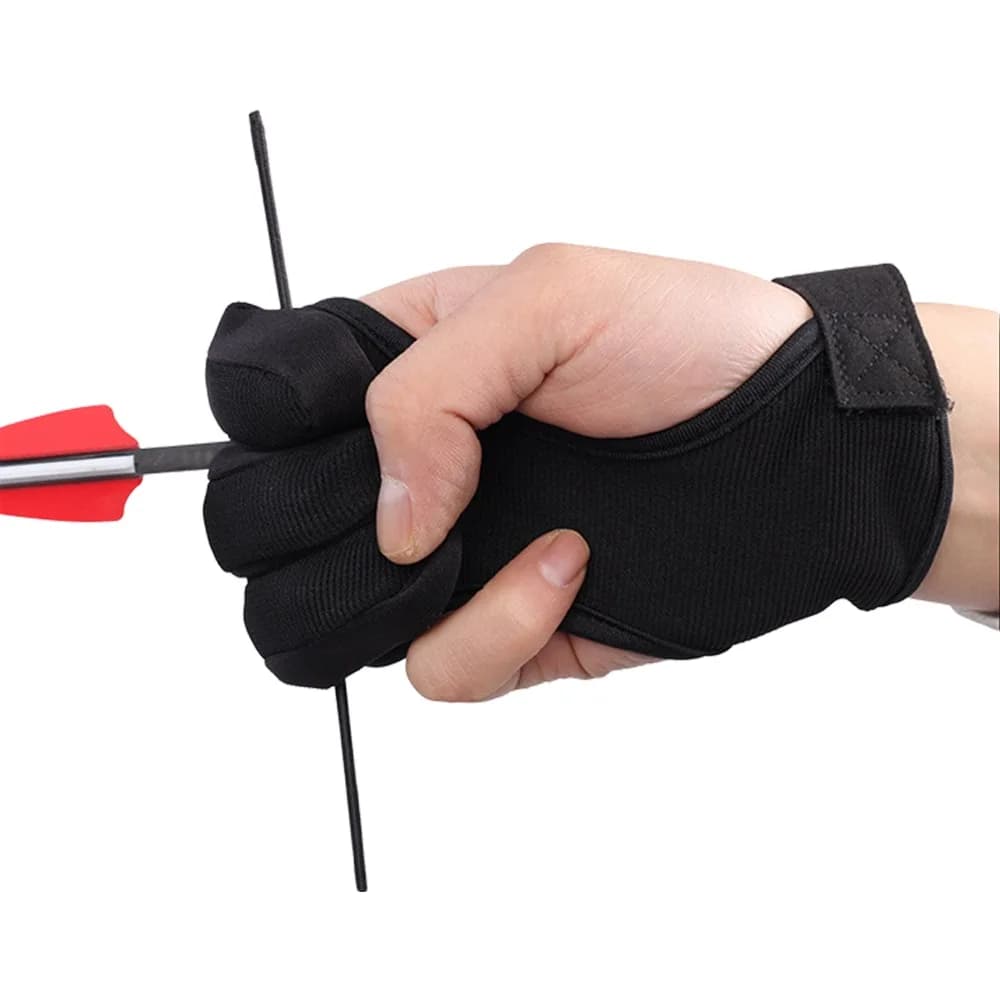 Protecteur trois doigts pour archerie et chasse à l'arc accessoire essentiel pêcheurs archers