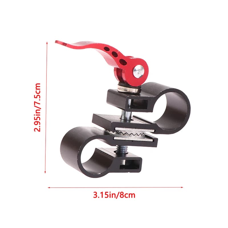 Support parapluie réglable pour siège de pêche - Fixation robuste pour canne et protection solaire