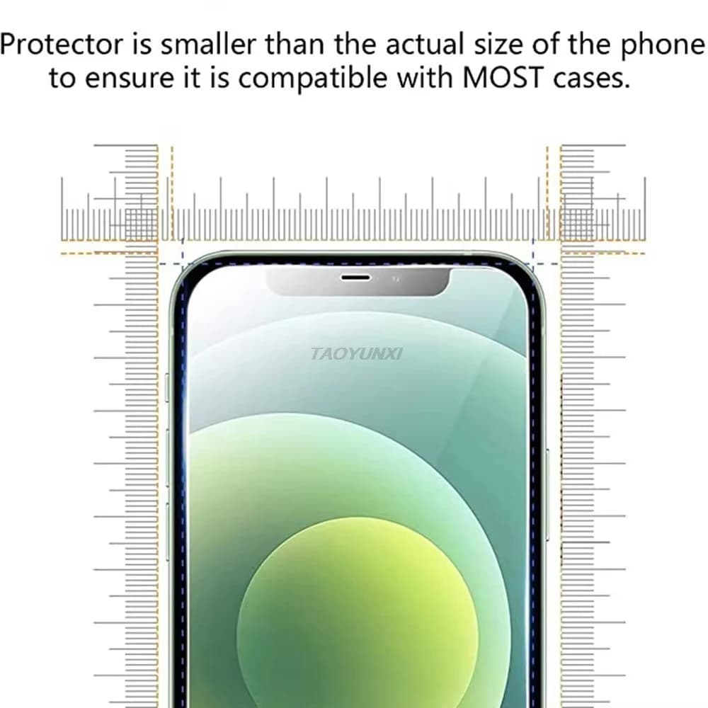 Verre trempé protection écran iPhone 1-4 pièces résistant aux chocs pour pêcheurs étanche rayures