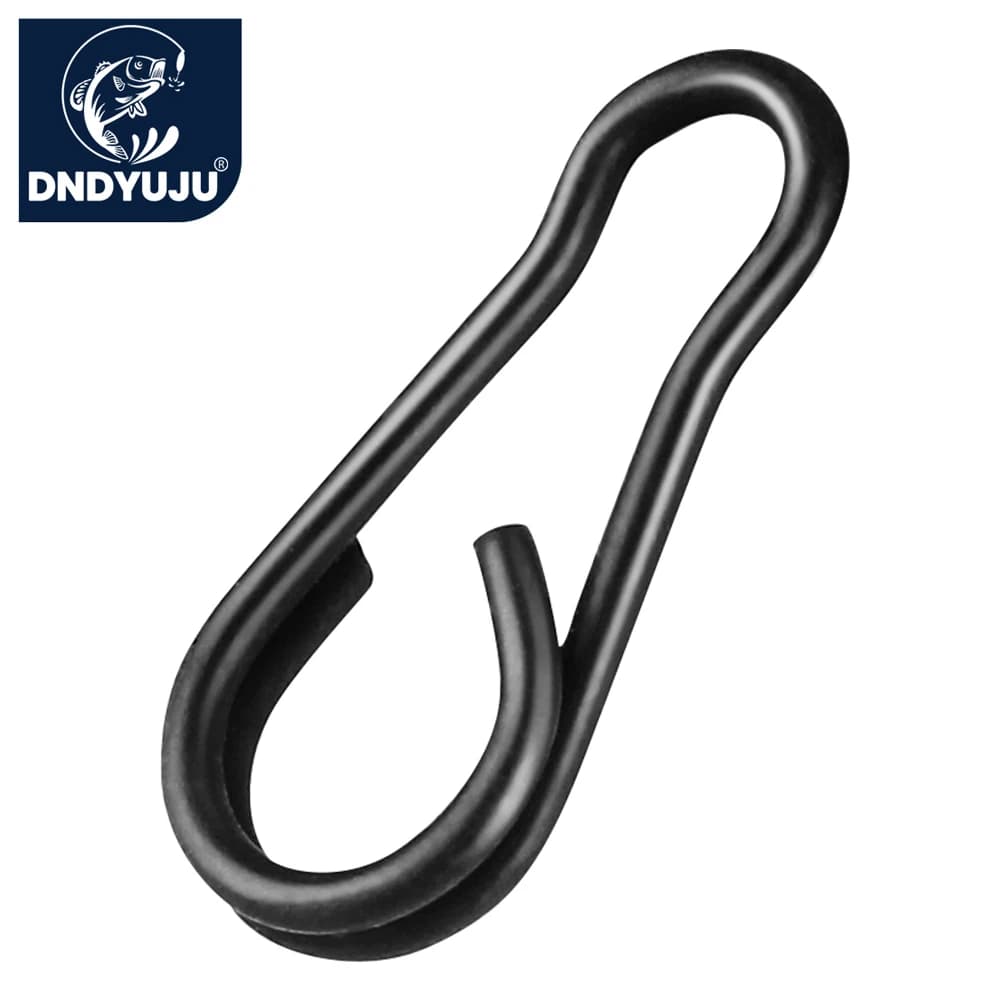 40 clips duo lock rapides en acier inoxydable pour la pêche à la carpe, accessoires de