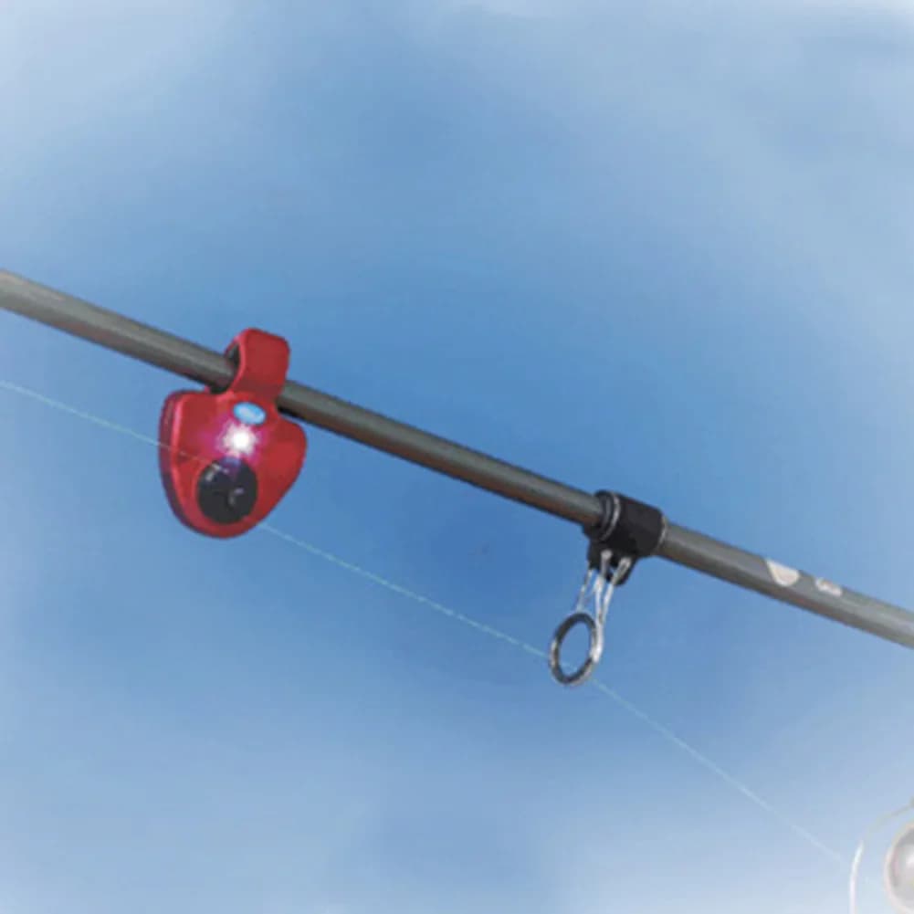 Alarme de touche LED pour canne à pêche avec indicateur de ligne et lumière pour pêche nocturne