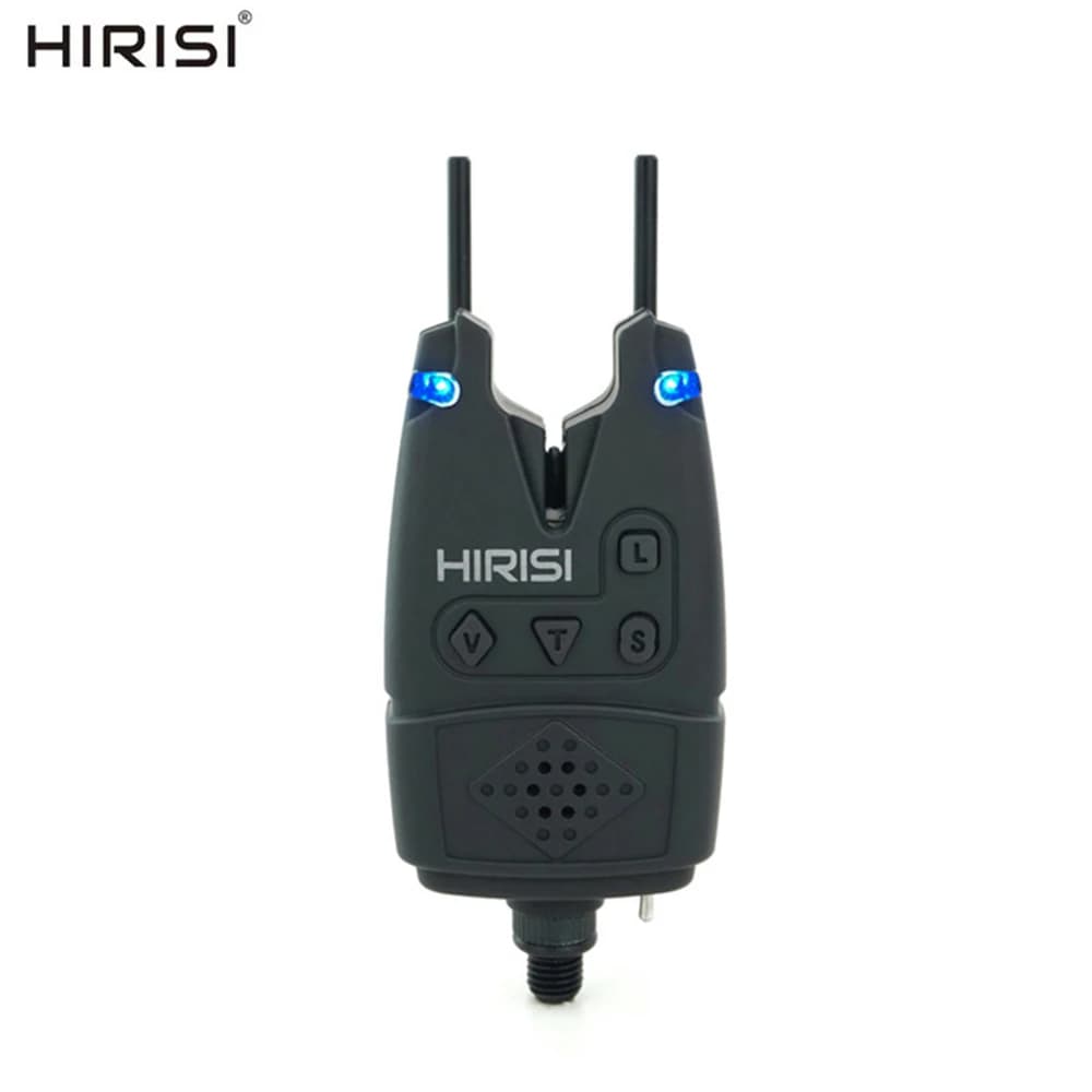 Alarmes de touche Hirisi B160 pour carpe avec contrôle sensibilité - Accessoire pêche avec indicateur LED et réglage tonalité