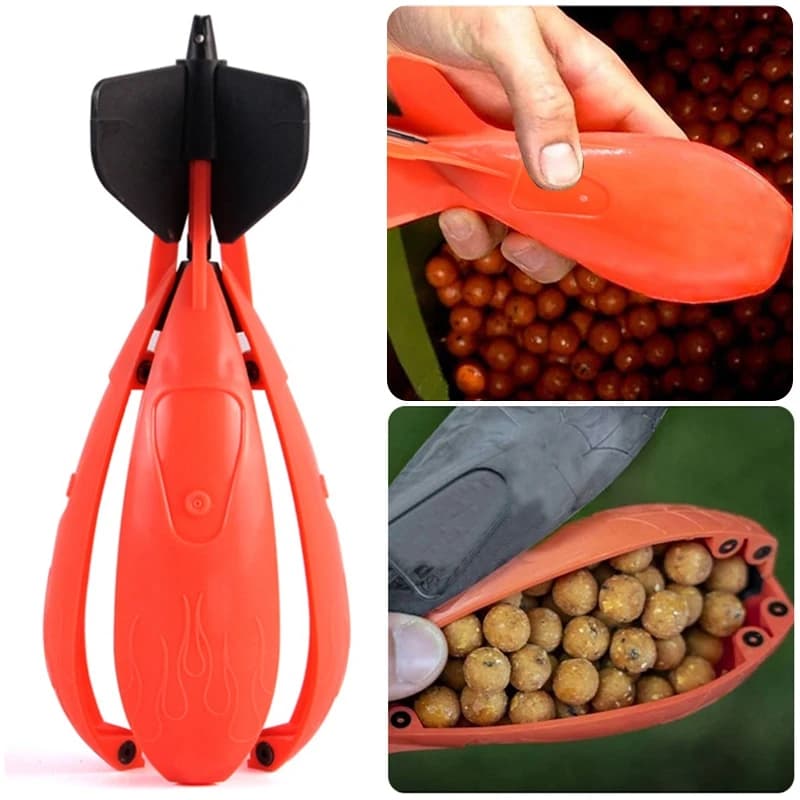 Spomb pêche carpe - bateau amorceur lance-appâts pour distribution précise d'esches à distance