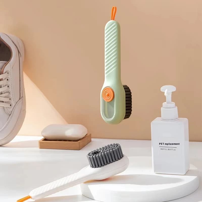Brosse à chaussures automatique avec décharge liquide multifonction, nettoyage bottes pêche et vêtements
