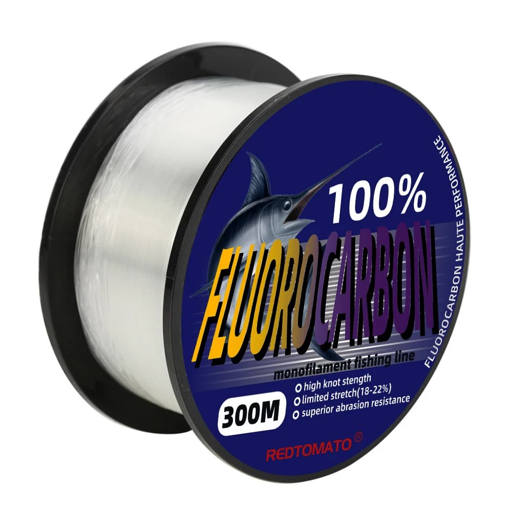 Ligne de pêche fluorocarbone japonaise 0.12 à 0.48mm, bas de ligne mer haute discrétion pour pêche aux leurres
