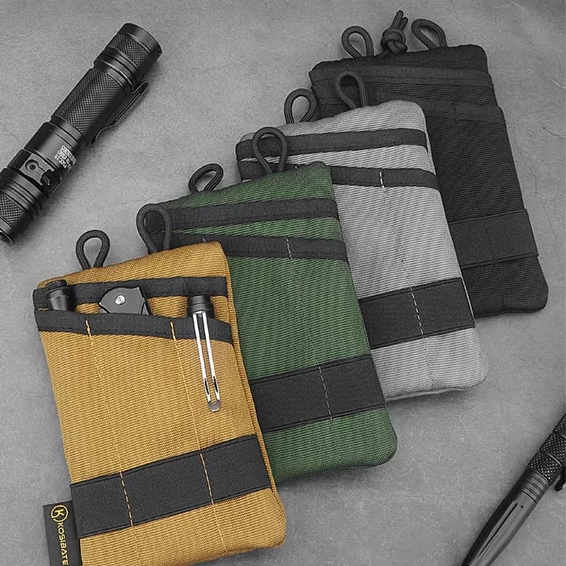Sac banane tactique EDC pour pêche et outdoor - Organisation compacte clés cartes