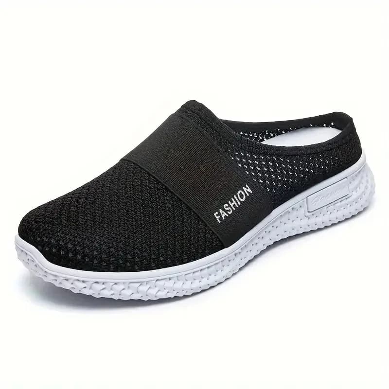 Mules femme été pêche confortables - Chaussons respirants couleur unie pêche côtière