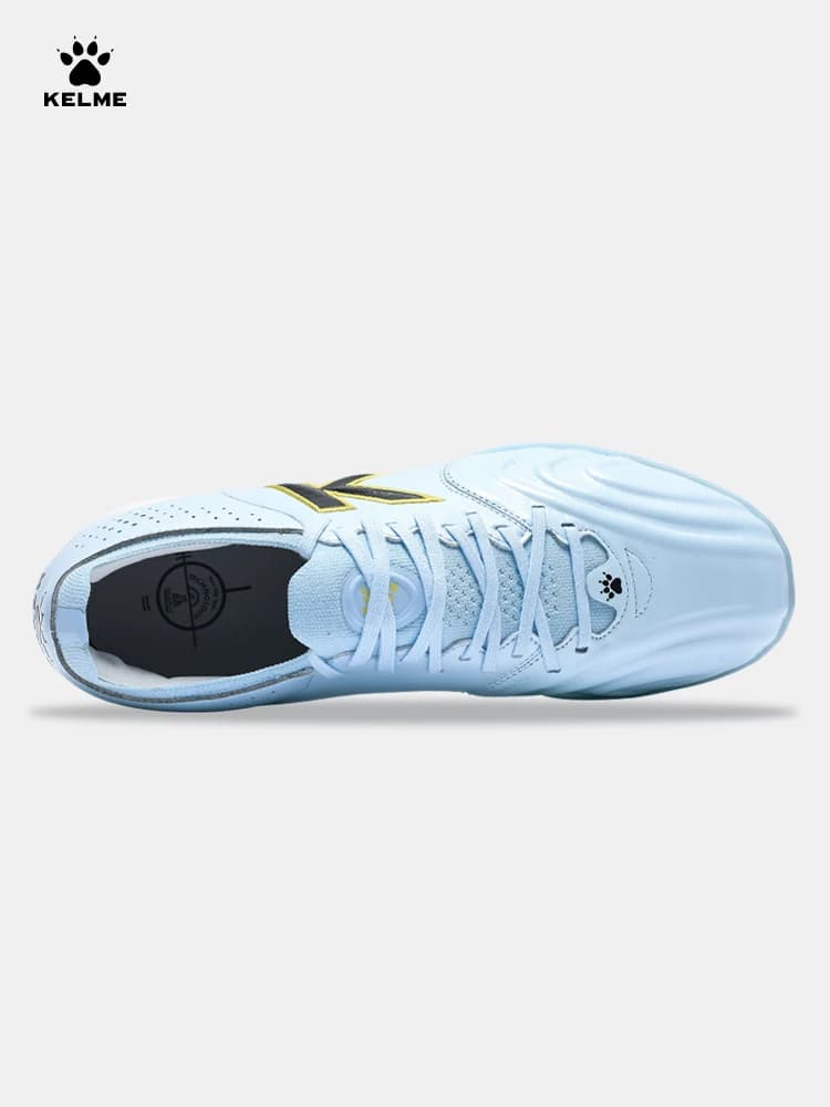 Chaussures Kelme Holy Grail 1.5 cuir kangourou TF homme - Pointes déchiquetées pour match et entraînement