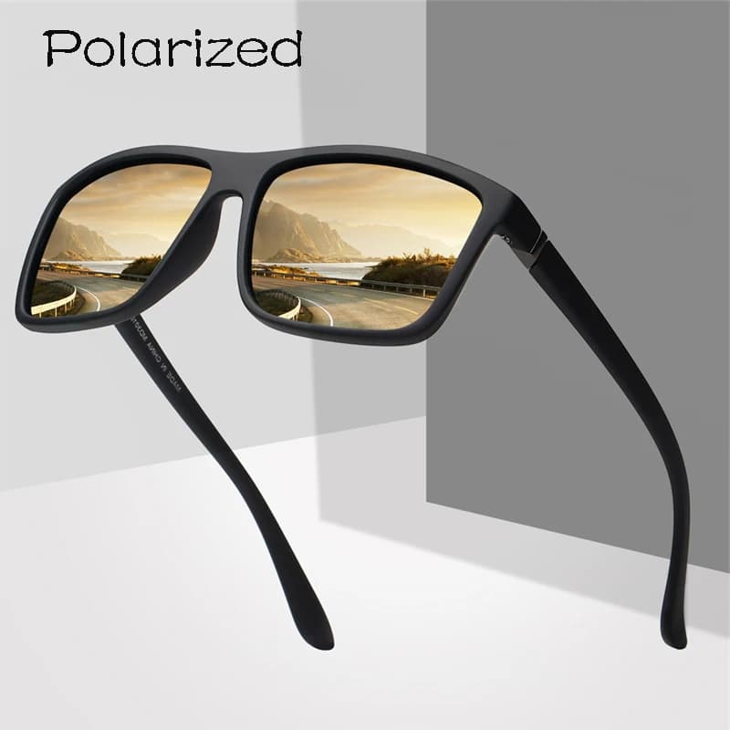 Lunettes de soleil vintage polarisées luxe - Conduite et pêche - Protection anti-éblouissement UV400