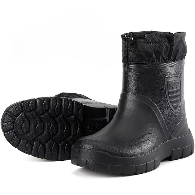 Bottes de pêche hiver imperméables homme légères chaudes EVA courtes confortables chaussures eau
