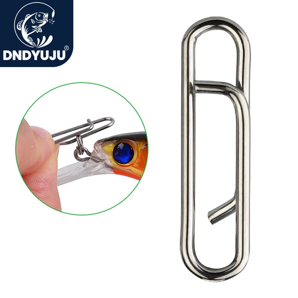 DNDYUJU 30-100pcs émerillons acier inoxydable 304 pour leurres - connecteurs de pêche fiables et durables