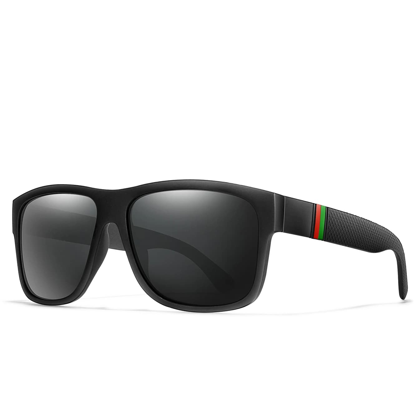 Lunettes pêche polarisées vintage marque classique homme - Monture carrée grande UV400
