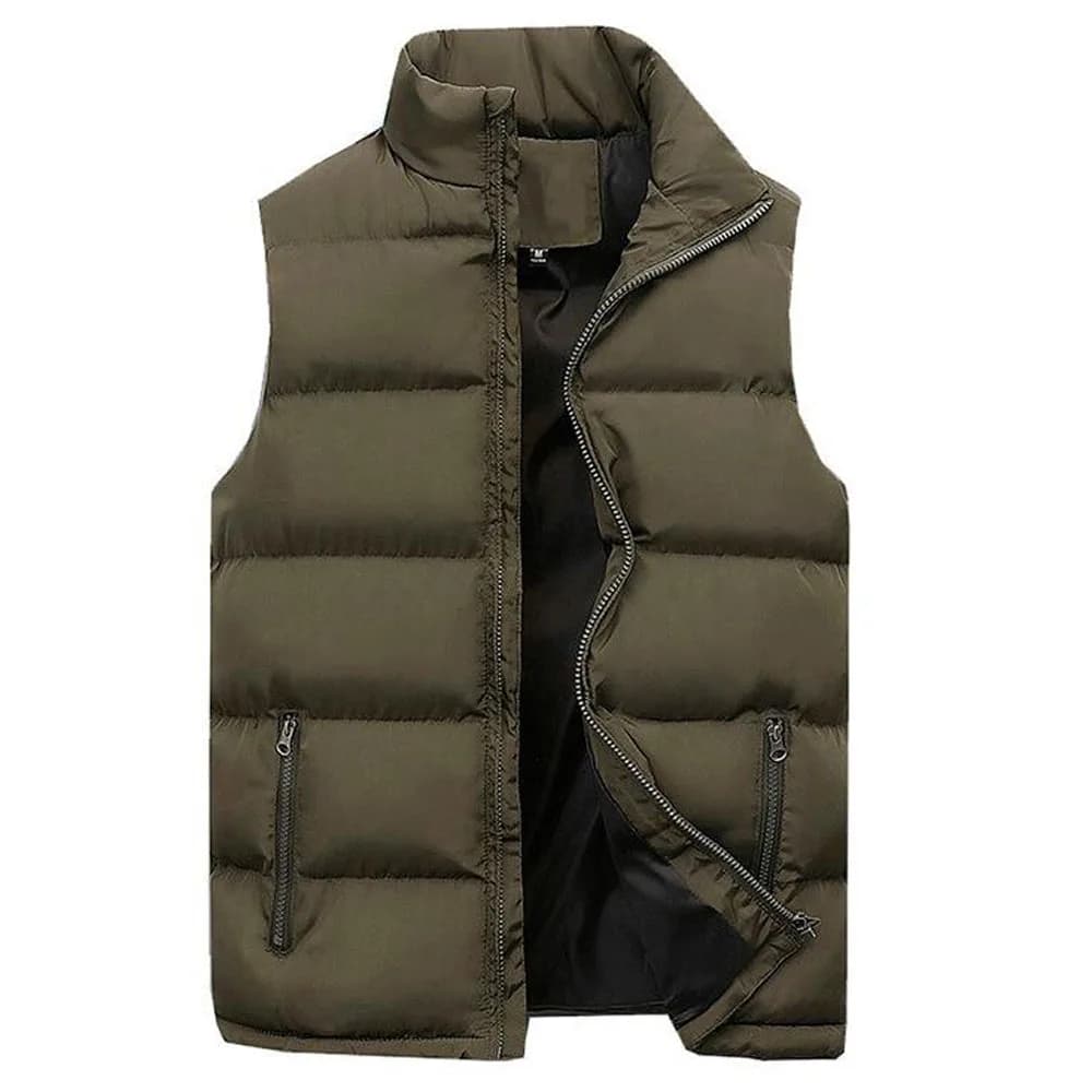Parka sans manches unisexe M-6XL - Veste oversized zipée en coton pour pêche automne hiver