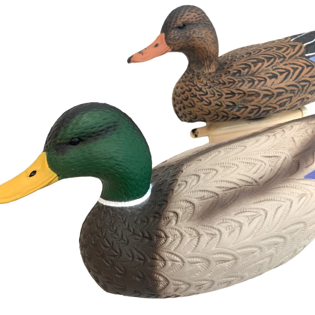 Leurre canard colvert pliable flottant - Pour chasse tir et décoration extérieur jardin parc lac
