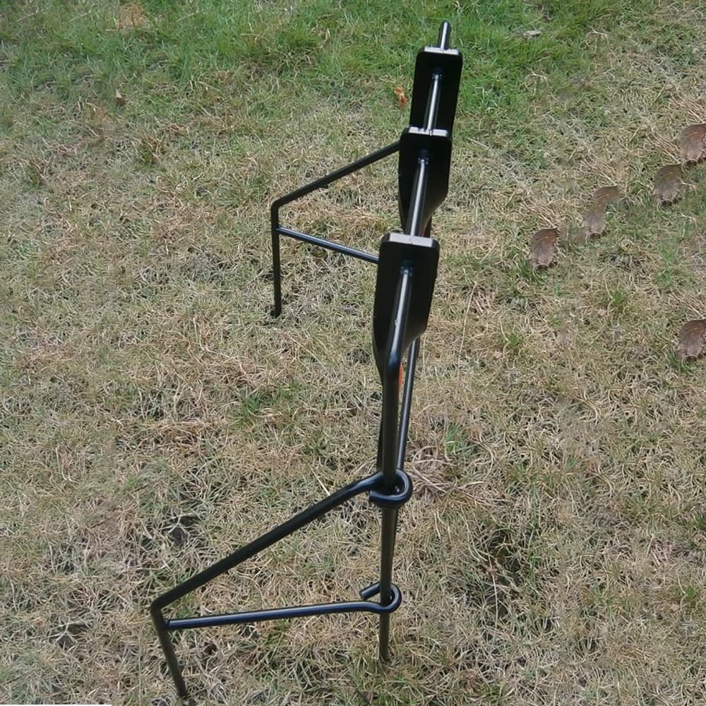 Cible plinking avec support arrière pour entraînement tir pêche - Stabilité et précision