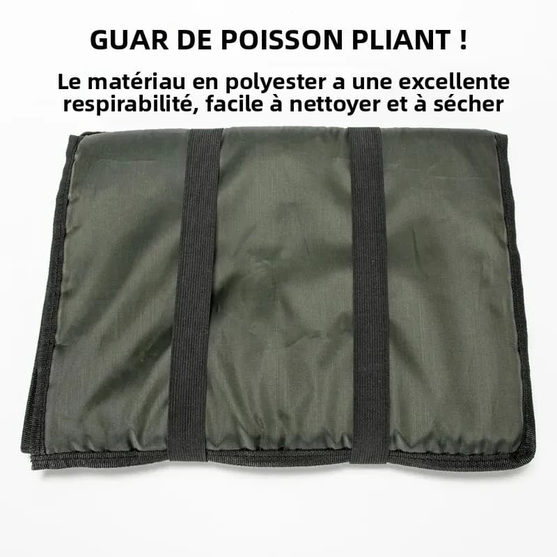 Tapis décrochage pliable épais - Coussin protection poisson portable - Pêche carpe et leurre extérieur