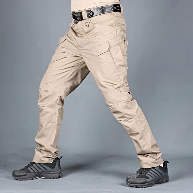 Pantalon tactique décontracté safari homme - Multi-poches imperméable - Streetwear pêche randonnée grandes tailles