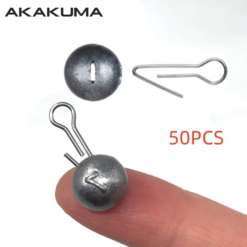 Lot de 50 plombs tête de jig Cheburashka 3g à 14g pour pêche aux leurres souples