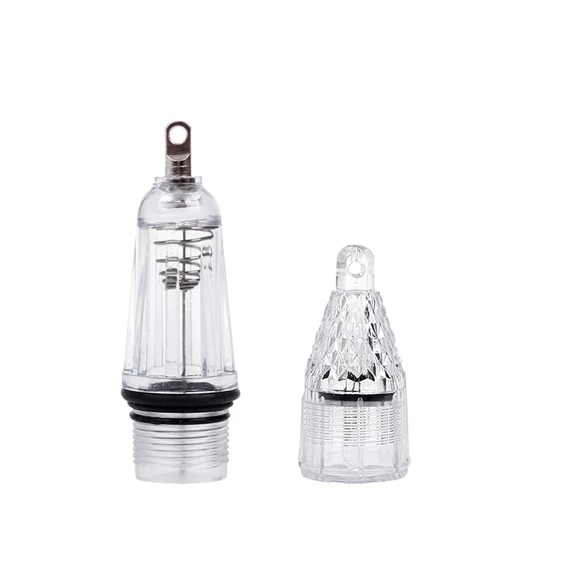 Lampe LED pêche sans batterie - Appât lumineux énergivore pour pêche nocturne en mer et eau douce