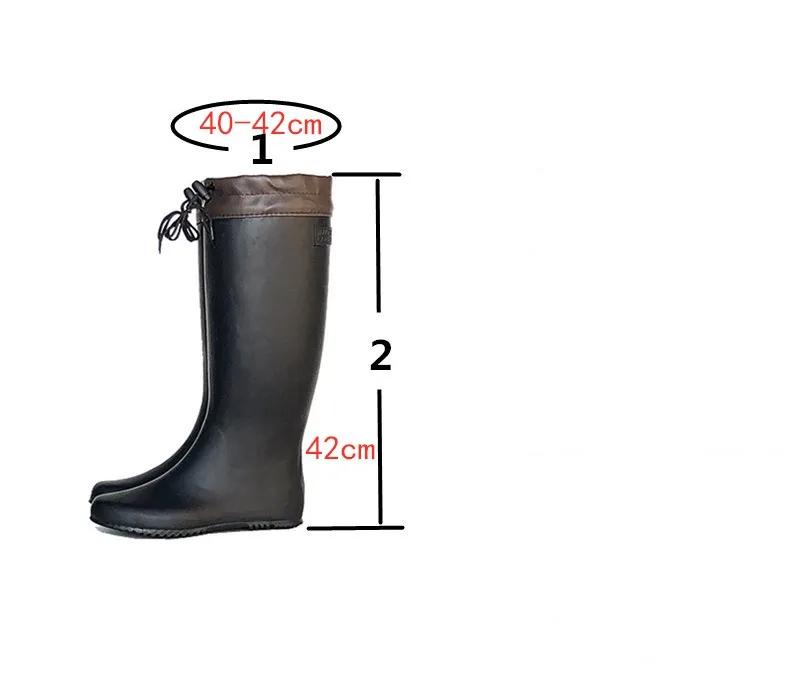Bottes pliantes souples hautes légères étanches pêche wading chaussures eau hommes adultes extérieur