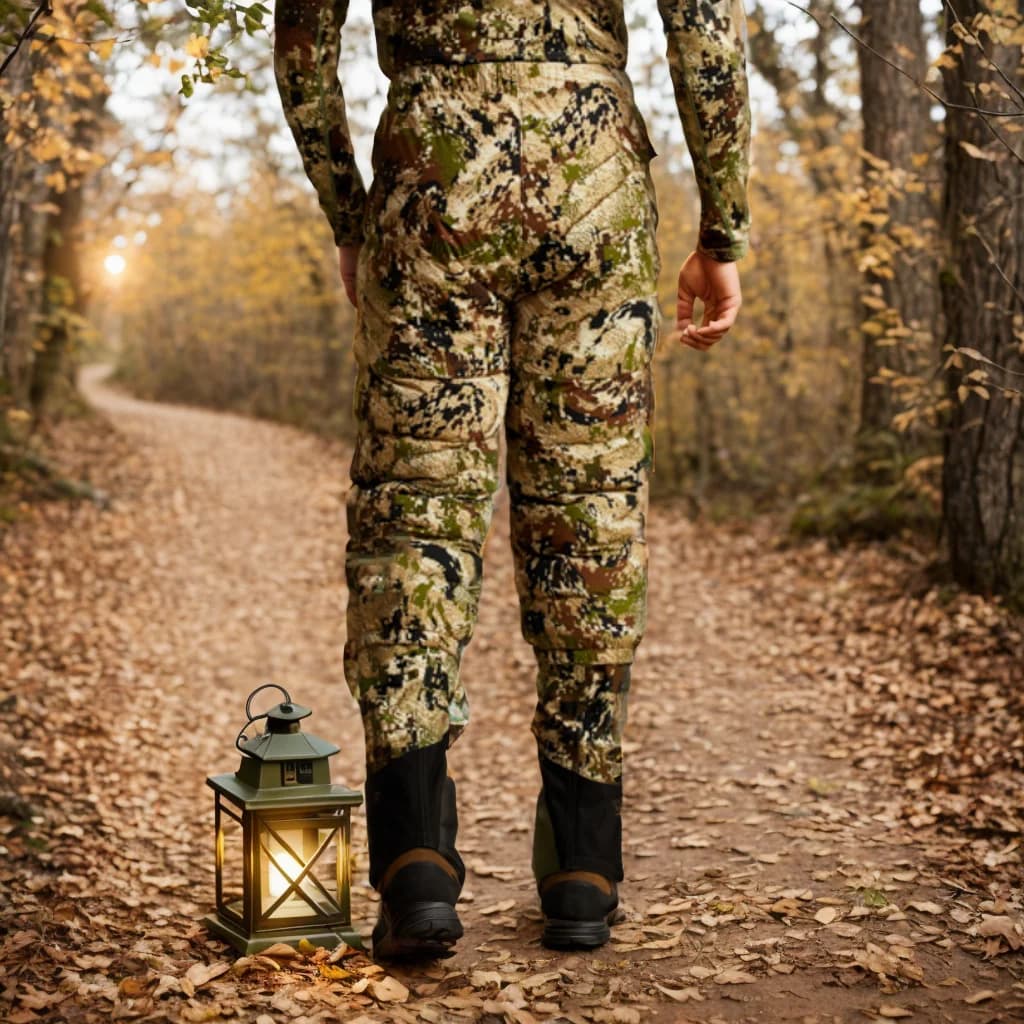 Pantalon camouflage chasse hiver homme Ainfad léger isolant longue durée - Vêtements pêche