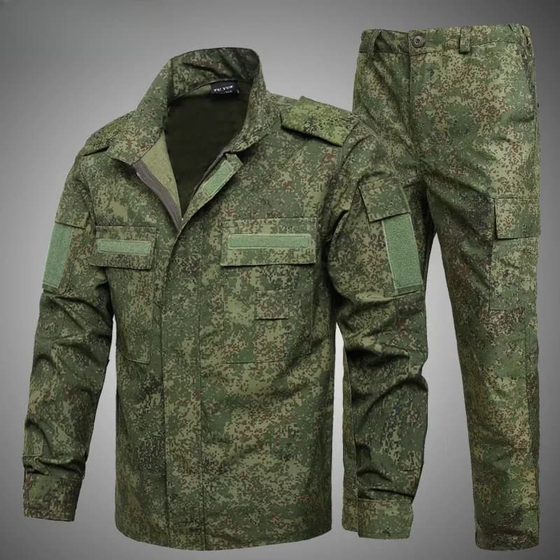 Uniforme camouflage russe pêche montagne vêtement outdoor résistant training terrain ensemble