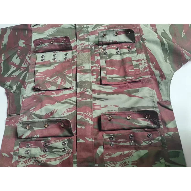 Tenue camouflage lézard français Bénin Afrique - Vêtements pêche exotique