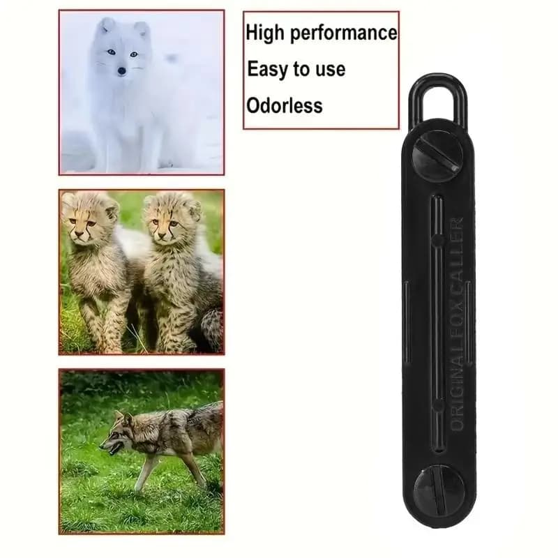 Sifflet appelant animaux portable pour chasse pêche - Accessoire appel renards chiens chats lapins