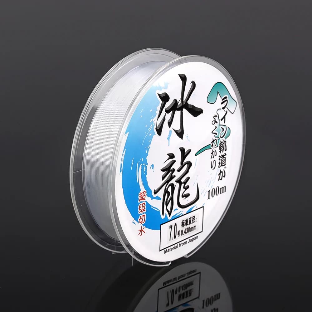 Fil de pêche nylon japonais DNDYUJU 100 mètres résistant eau douce et mer pour accessoires pêche