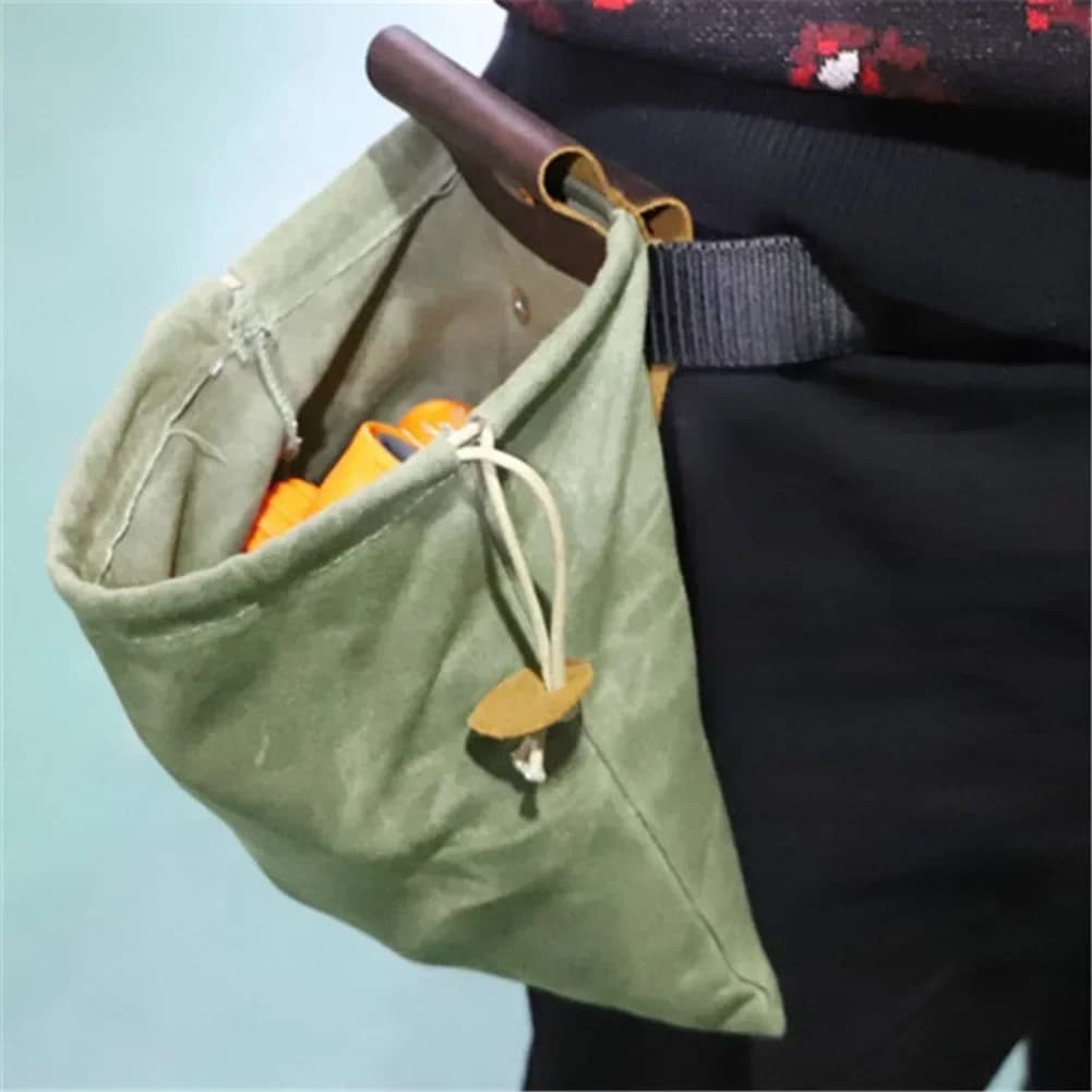 Sac à fruits pliable outdoor - Poche cueillette baies pêche foraging camping bushcraft