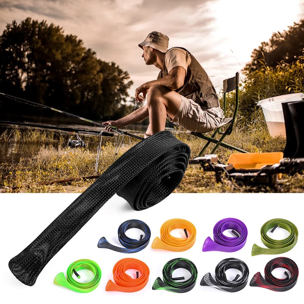Protection de canne à pêche manchon couvre canne spinning tube de transport pour pêche en mer et glace