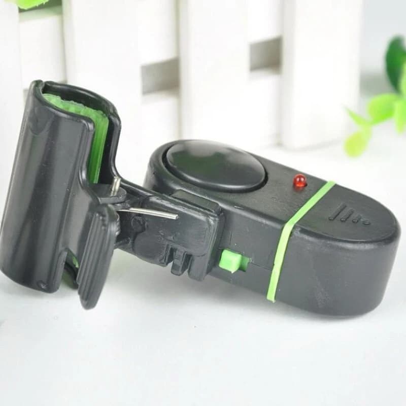 Alarme de touche pêche détecteur morsure poisson alerte sonore clochette LED indicateur clip canne à pêche buzzer