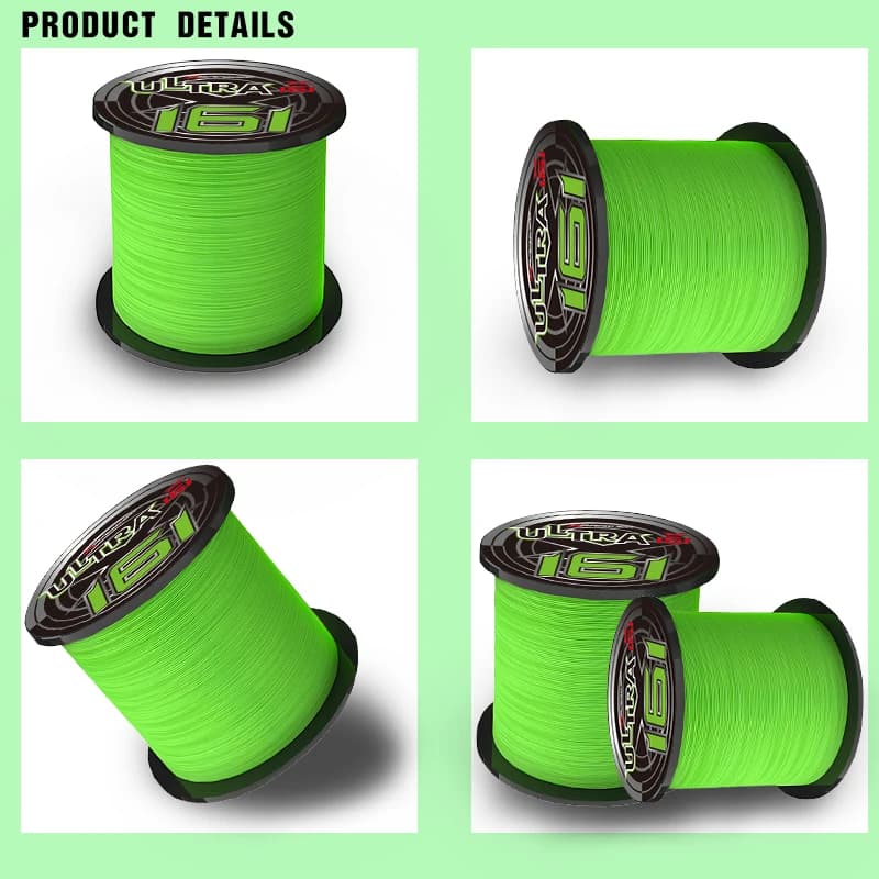 Ligne YGK Ultra X16 brins 300/500M tressée PE - Multifilament durable pour pêche sportive
