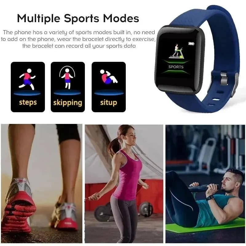 Montre connectée multifonction 2024 pour enfants, hommes et femmes - Contrôle musique, messages, sport et alarme