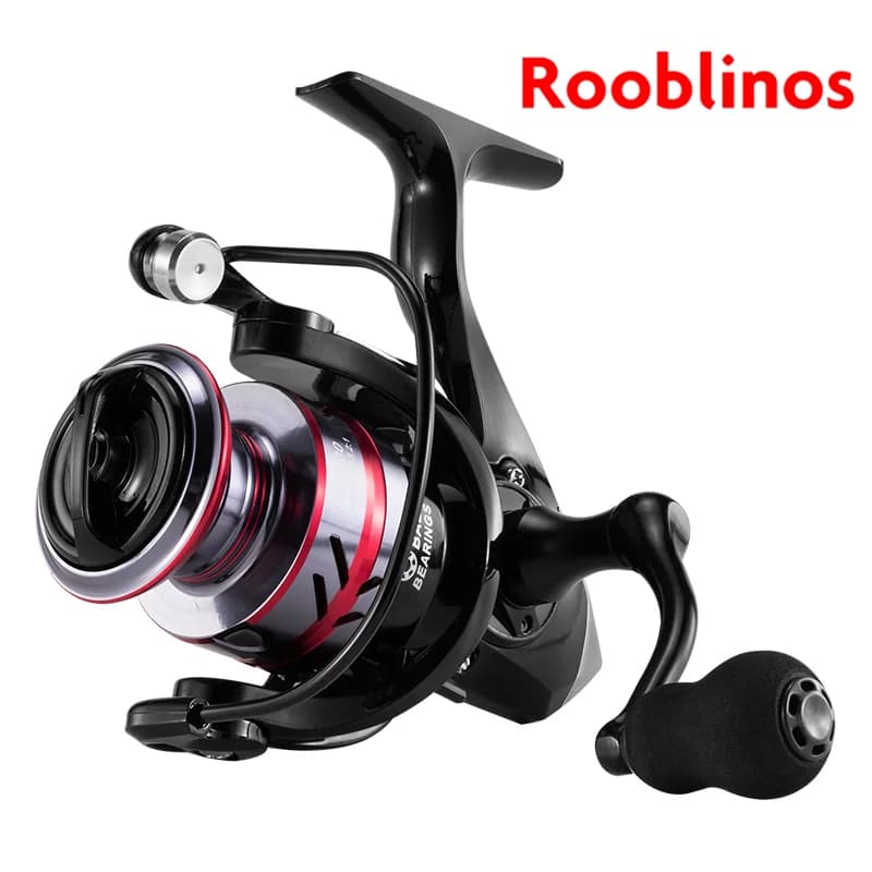 Moulinet spinning ROOBLINOS DH ultra-léger cadre métal - Pêche mer et eau douce rapide