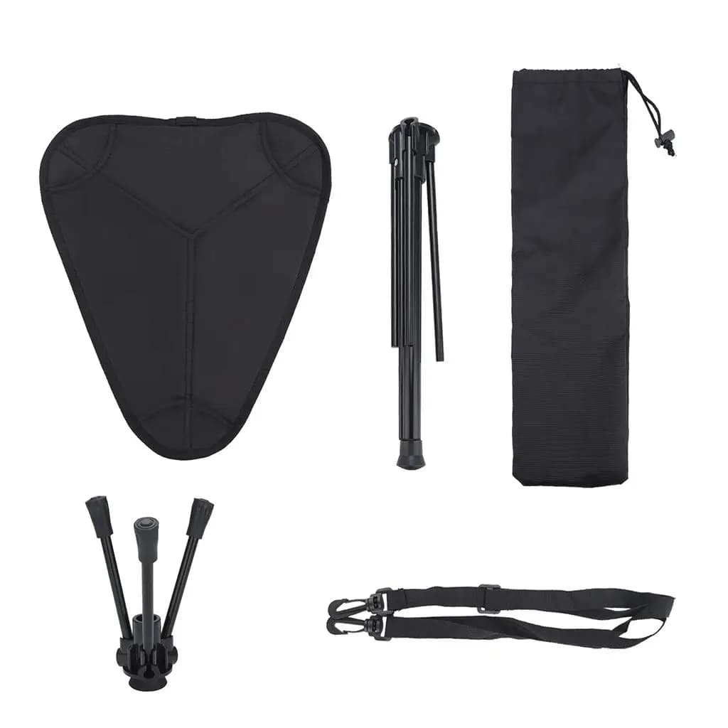 Tabouret tri-pied pliant portable Slacker pour pêche plage randonnée et patio