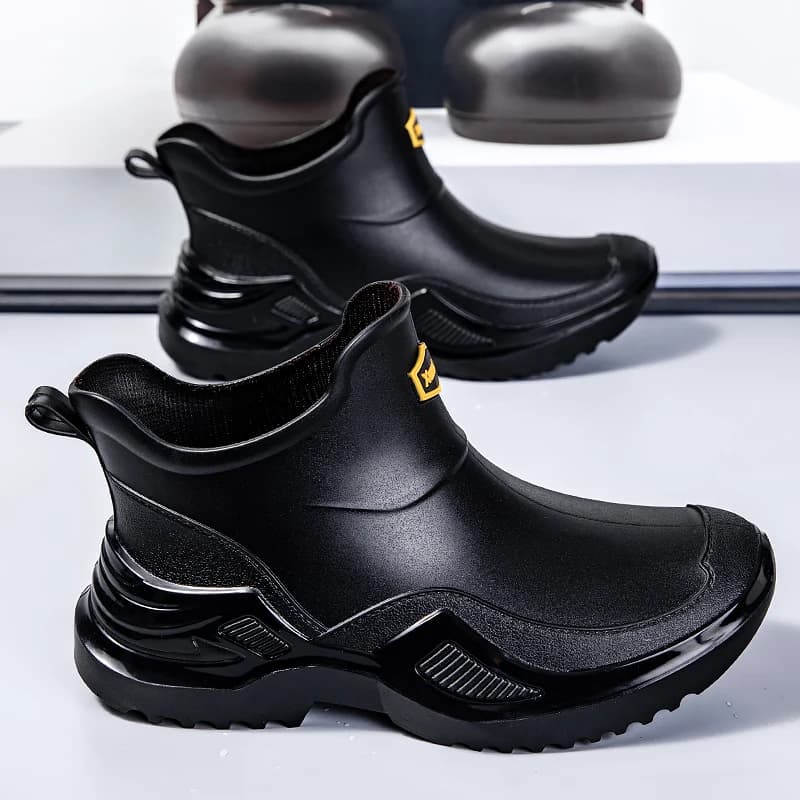 Bottes de pluie couple printemps nouvelles fonctionnelles confortables semelles épaisses outdoor fashion