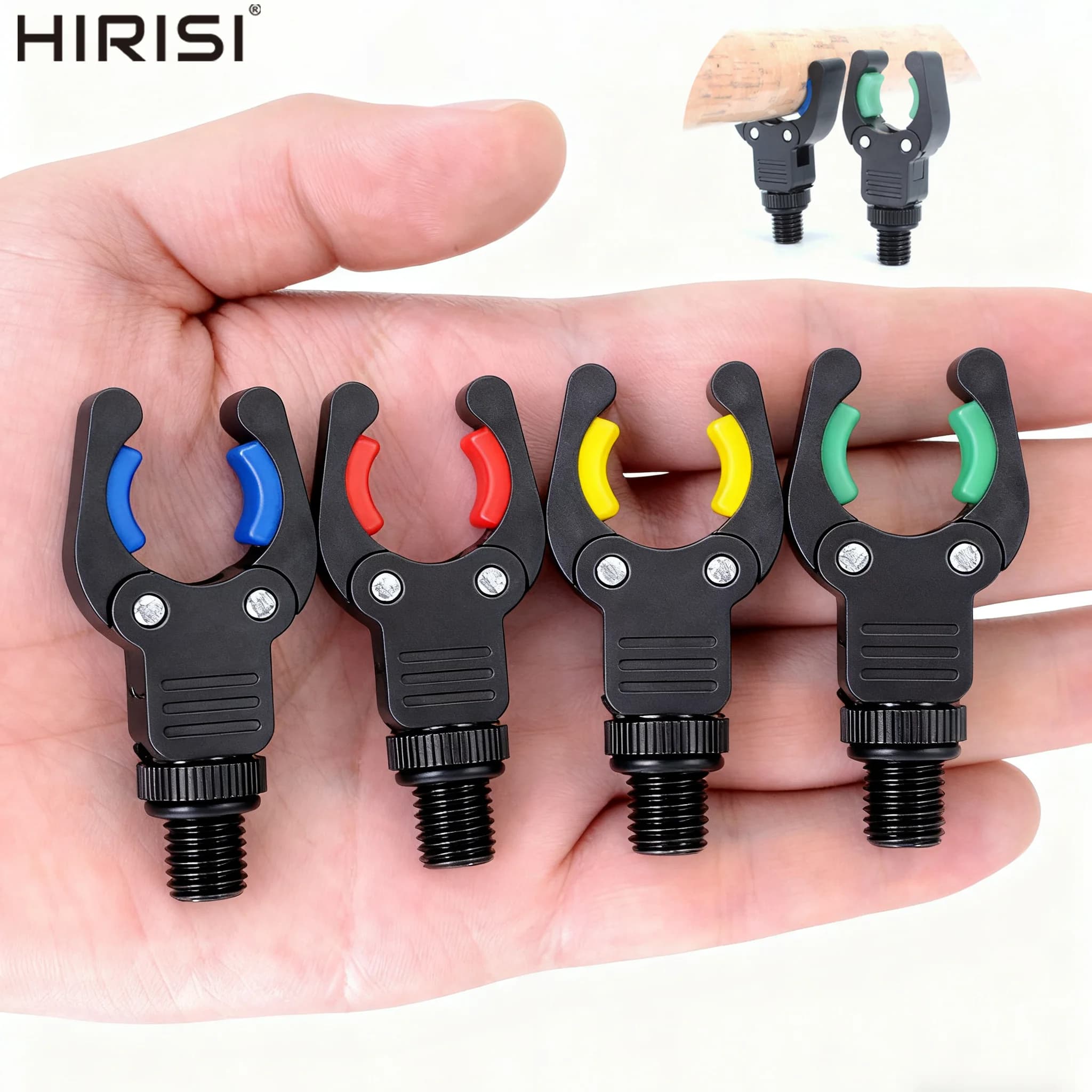 Support de tête de canne Hirisi 2 pièces - Porte-canne sécurisé pour alarmes et buzz bars