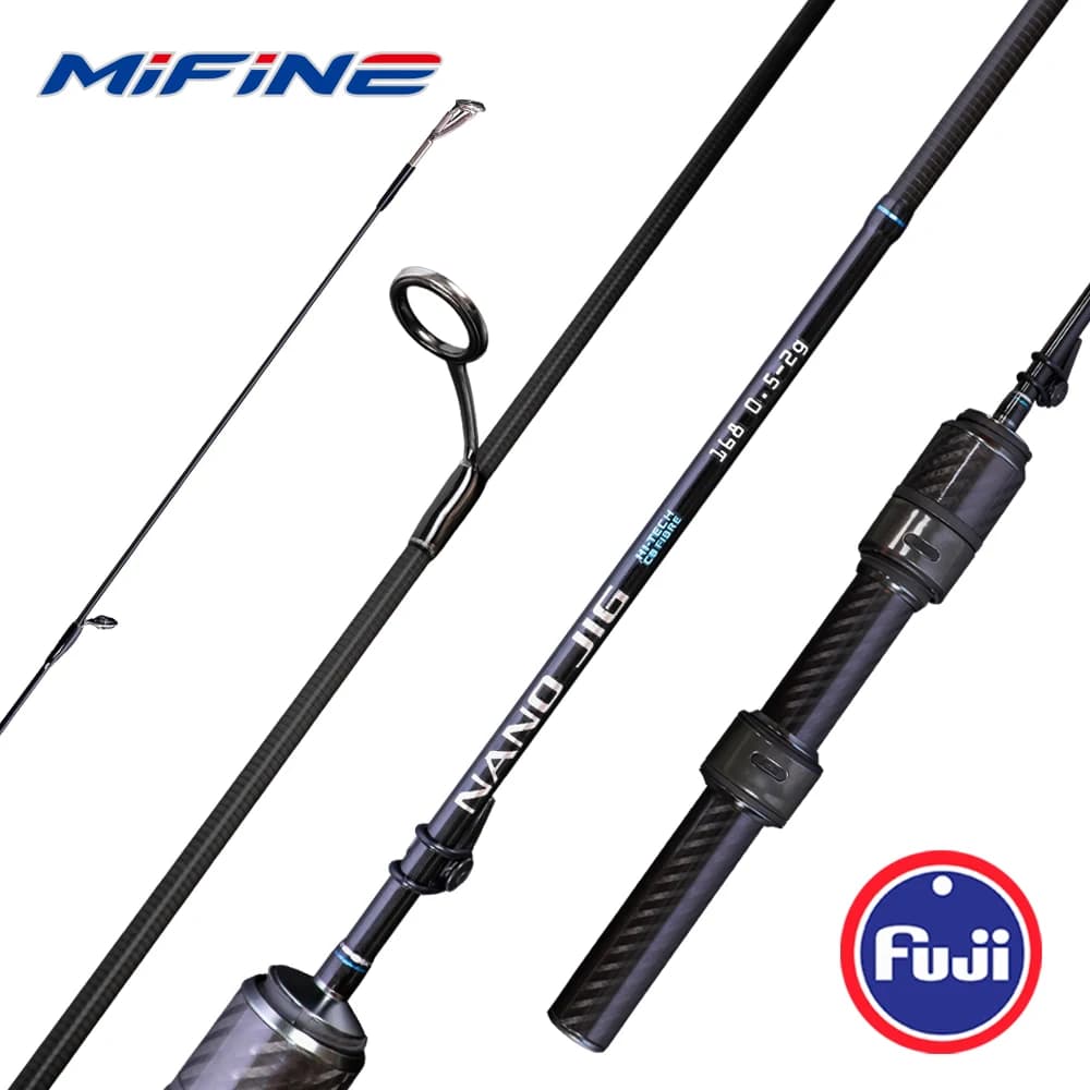 Canne spinning MIFINE Nano Jig ultra-légère 0.5-2g pour truite et bar en eau douce/salée