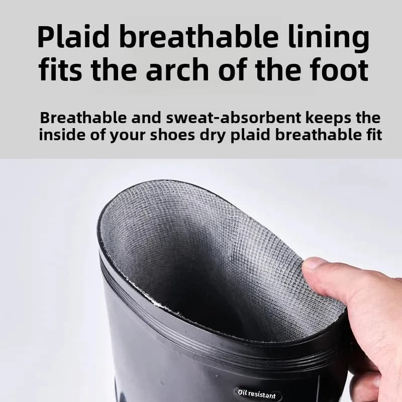 Chaussures pluie homme automne hiver hautes mesh légères durables imperméables bureau extérieur pêche