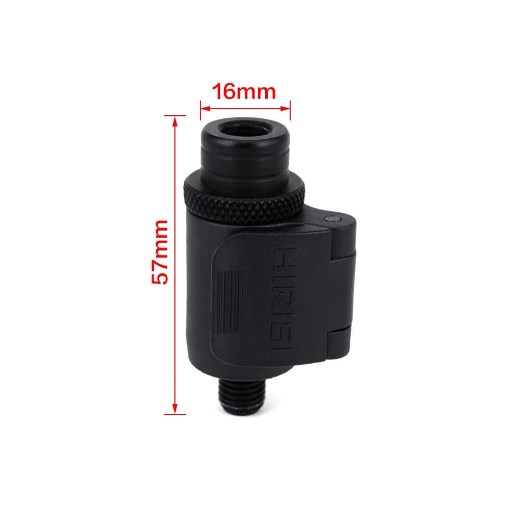 2 connecteurs rapide changement aluminium Hirisi pour alarmes carpe rod pod tiges rive