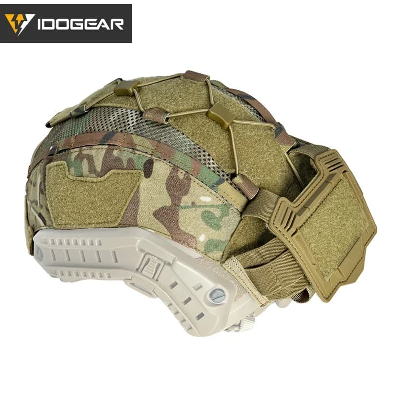 Housse casque tactique IDOGEAR Maritime avec poche batterie NVG - Chasse pêche 3812