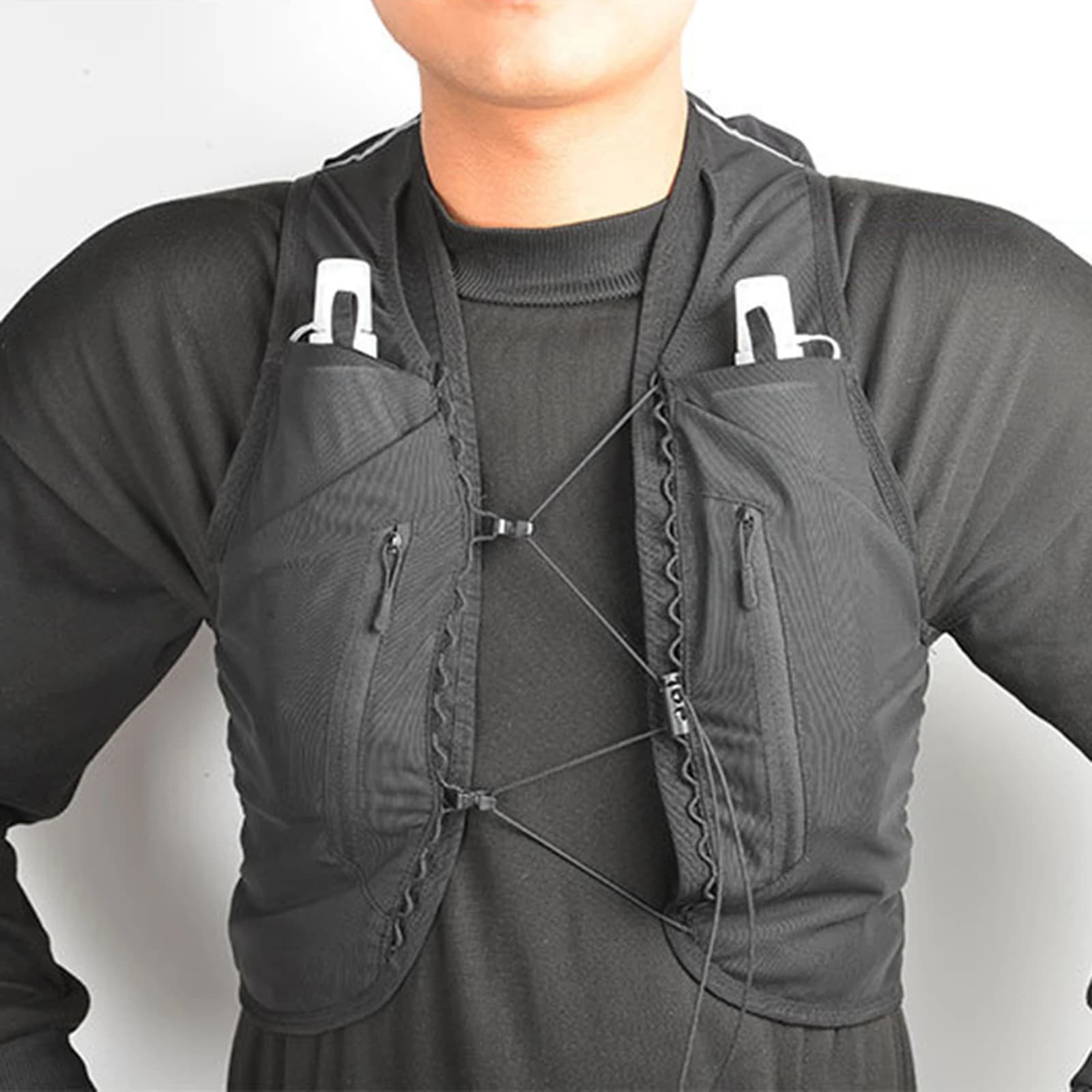 Veste hydratation running randonnée vélo - Sac à dos sport avec réservoir eau trail femme homme S-XXL