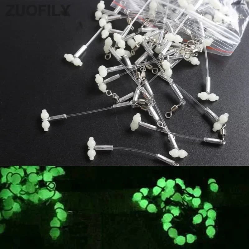 Support lumineux pour flotteurs gourde 5 pièces avec connecteur pivotant pour pêche en mer DIY