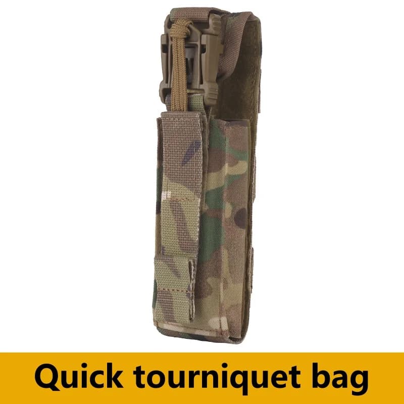 Pochette tourniquet rapide MOLLE - Accessoire pêche essentiel pour sécurité en extérieur