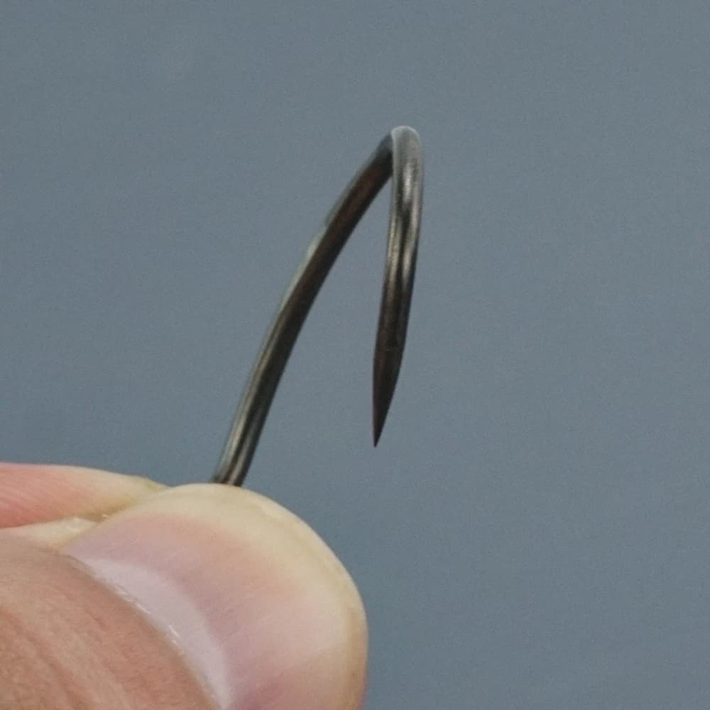 Hameçons de pêche Hirisi 50 pièces acier inoxydable haute résistance anti-rouille avec pointe acérée et ardillon