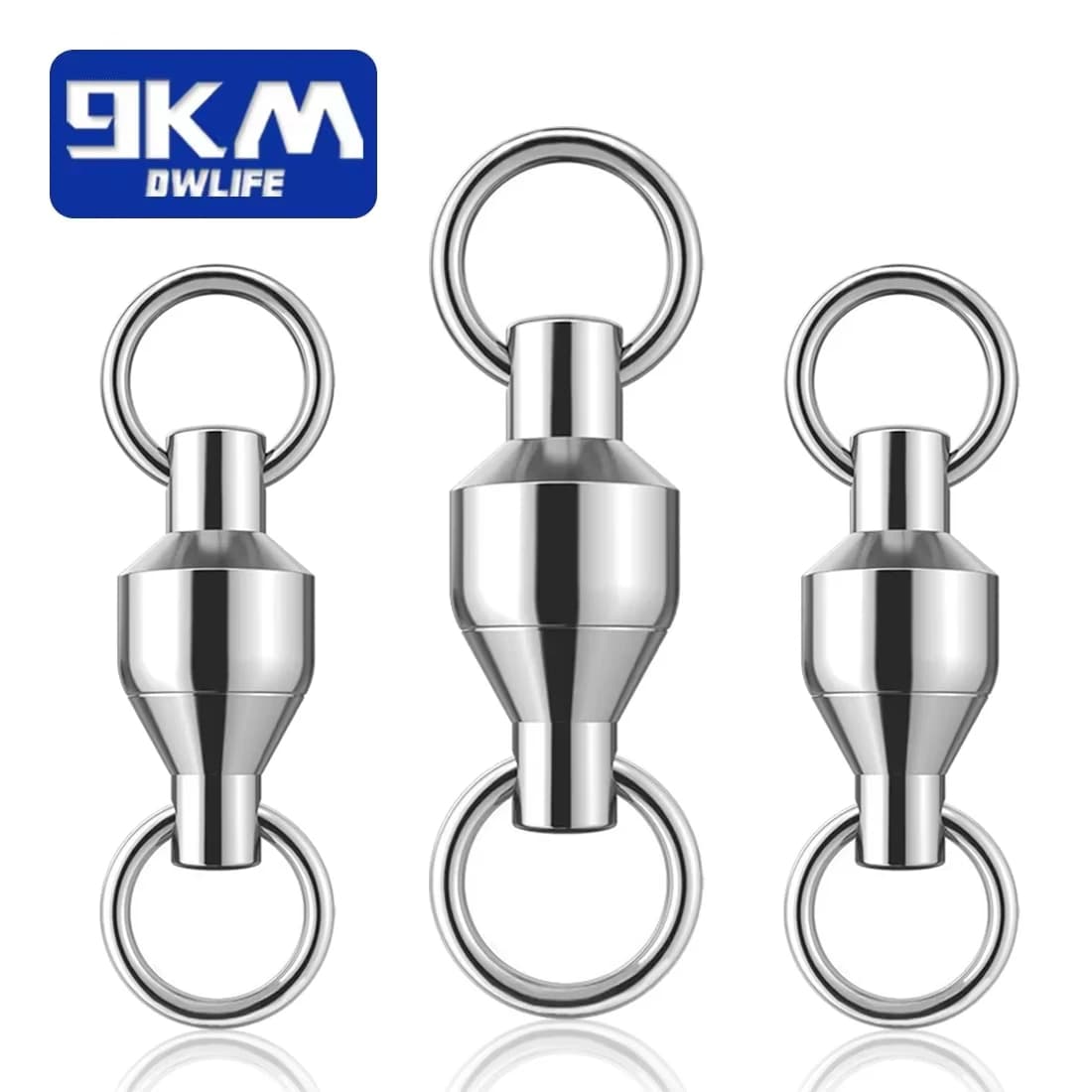 Roulements à billes 9KM 10 pièces pour swivels de traîne lourde et slow pitch jigging