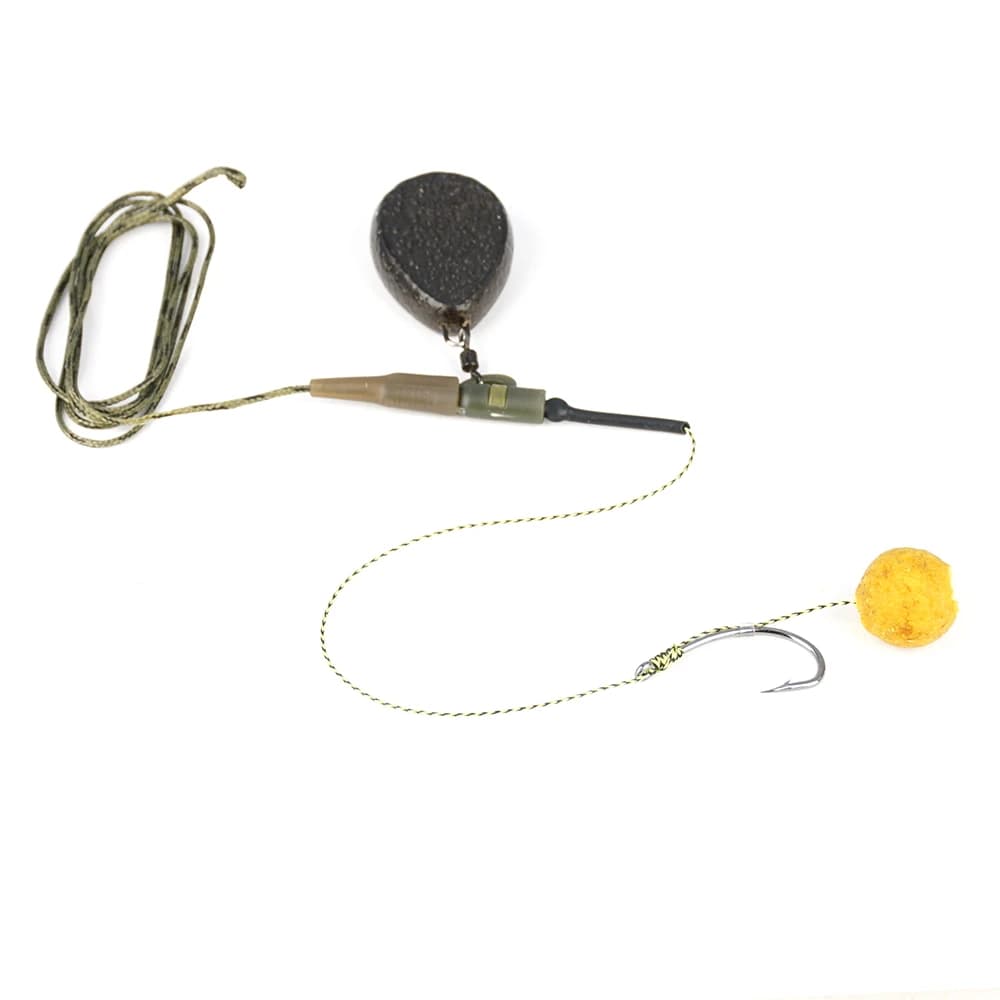 Kit de montages Hair Rig prêts à pêcher Hirisi, 6 hameçons pour carpe et boilies avec ligne