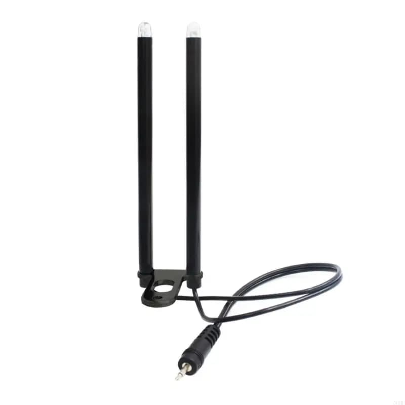 Barre oreille décrochage pêche G6DE avec LED : alarme portable anti-vent pour morsures