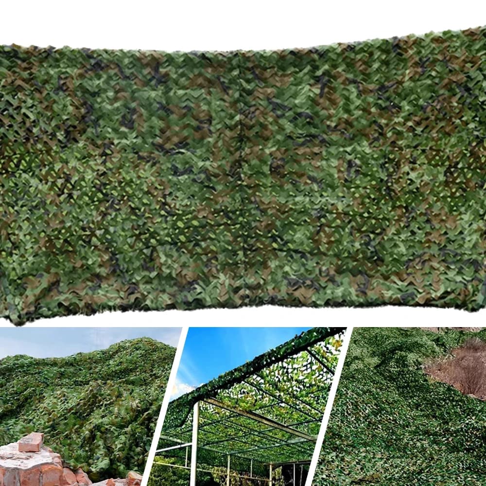 Filet camouflage polyvalent pour chasse pêche - Protection sol et décoration extérieure durable